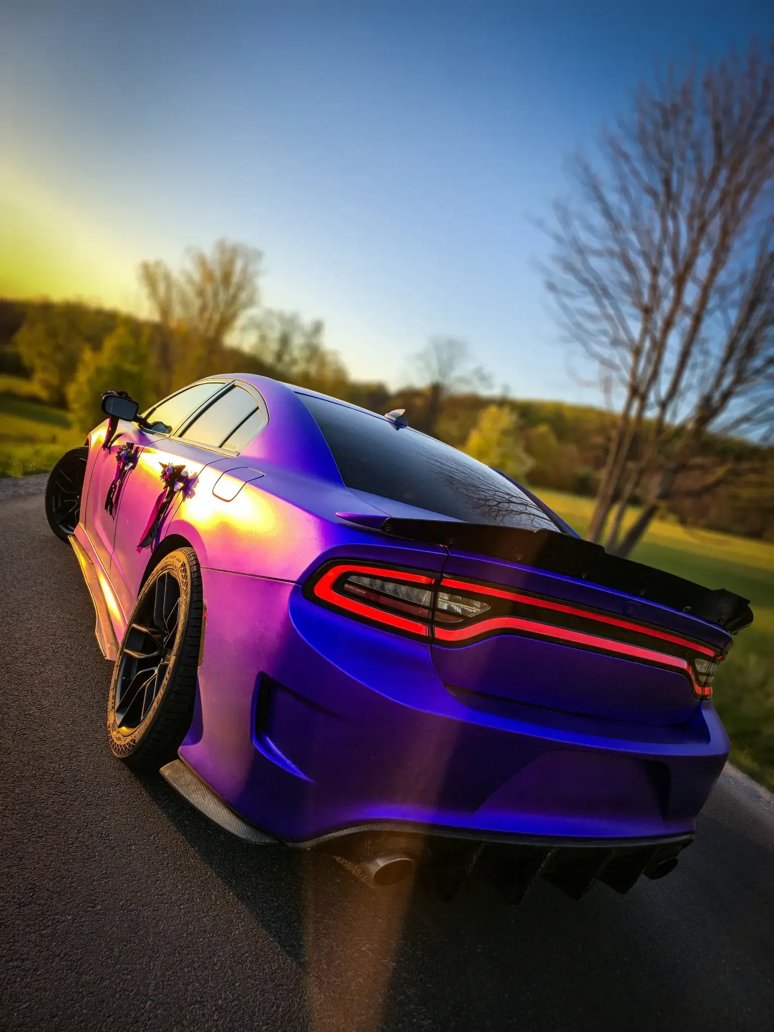 Dodge Charger do przejazdów lotniskowych - tył auta